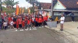 Warga Blimbing Gelar Jalan Sehat Berhadiah Kambing